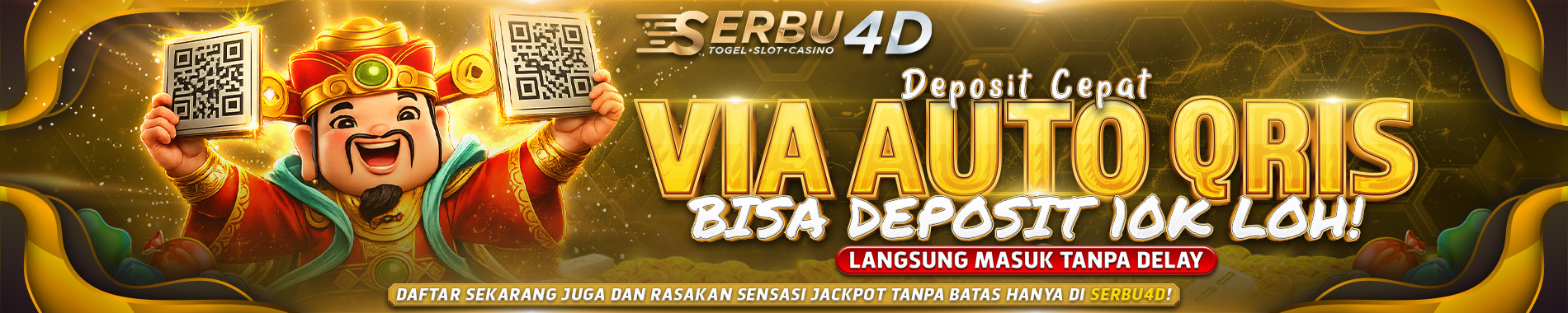 Deposit Cepat via QRIS di SERBU4D